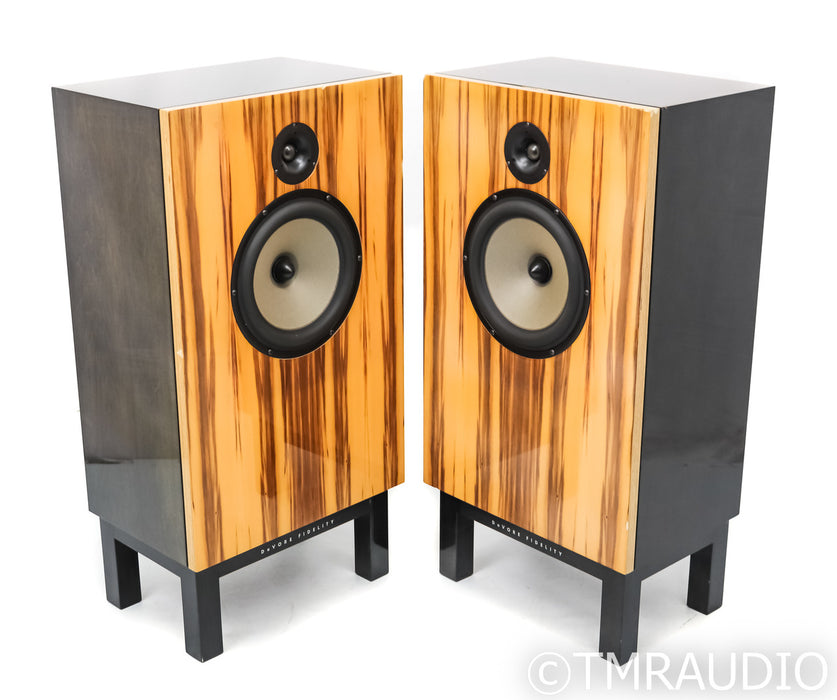 DeVore Fidelity O/96 Orangutan Floorstanding Speakers; Gloss Birch Pair w/ Stands