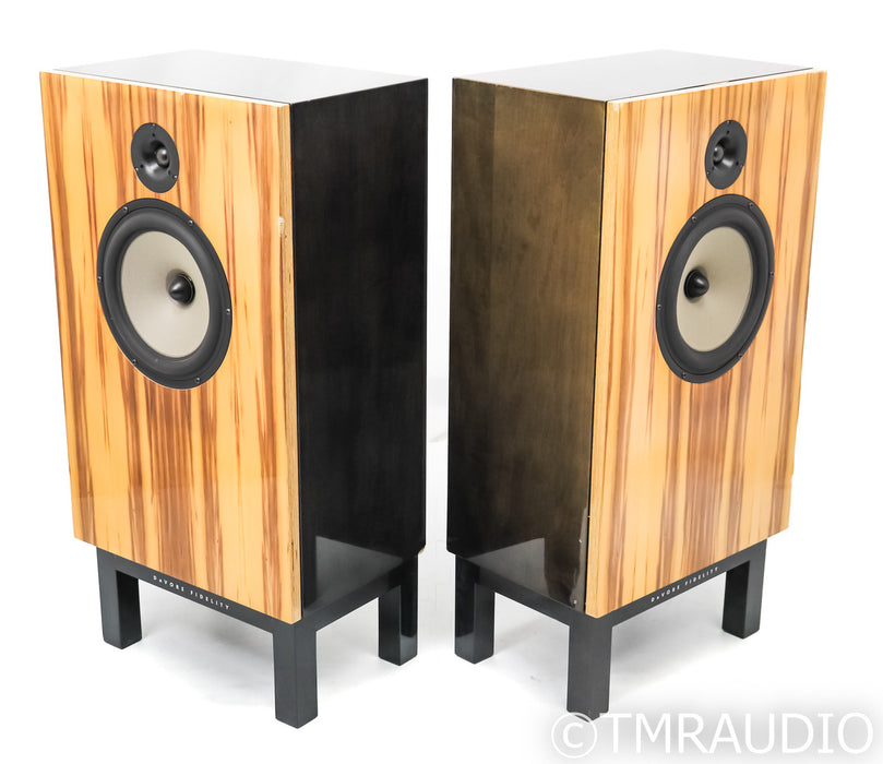 DeVore Fidelity O/96 Orangutan Floorstanding Speakers; Gloss Birch Pair w/ Stands