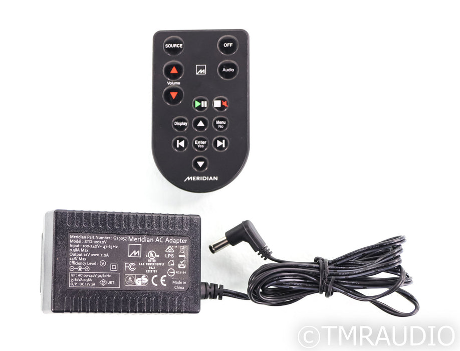 Meridian AC200 Audio Core for Meridian Speakers; Gloss White; Remote