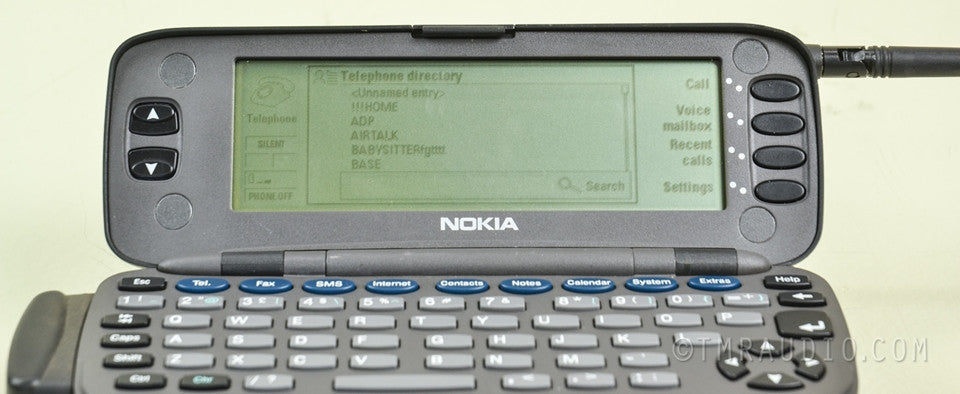 Nokia 9000i Communicator The original Nokia 'smartphone'
