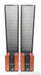 Martin Logan Montis Floorstanding Electrostatic Hybrid Speakers; Black & Cherry Pair