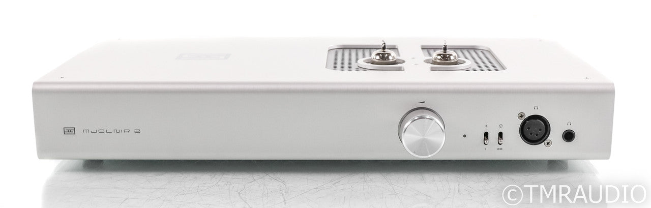Schiit Mjolnir 2 Tube Hybrid Headphone Amplifier; Silver