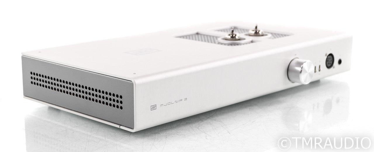 Schiit Mjolnir 2 Tube Hybrid Headphone Amplifier; Silver