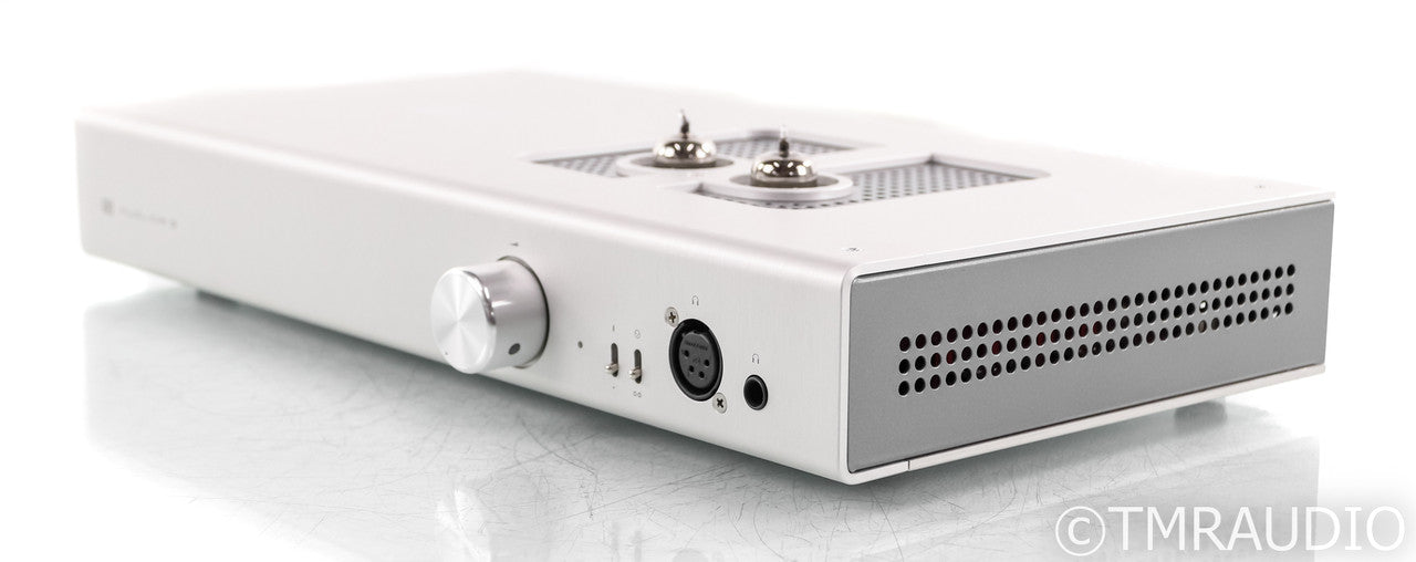 Schiit Mjolnir 2 Tube Hybrid Headphone Amplifier; Silver