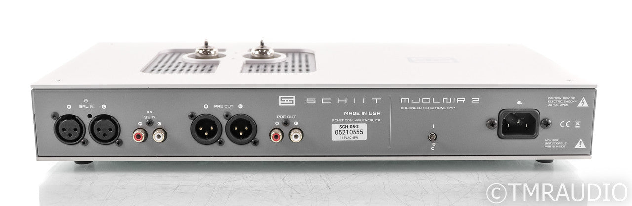 Schiit Mjolnir 2 Tube Hybrid Headphone Amplifier; Silver
