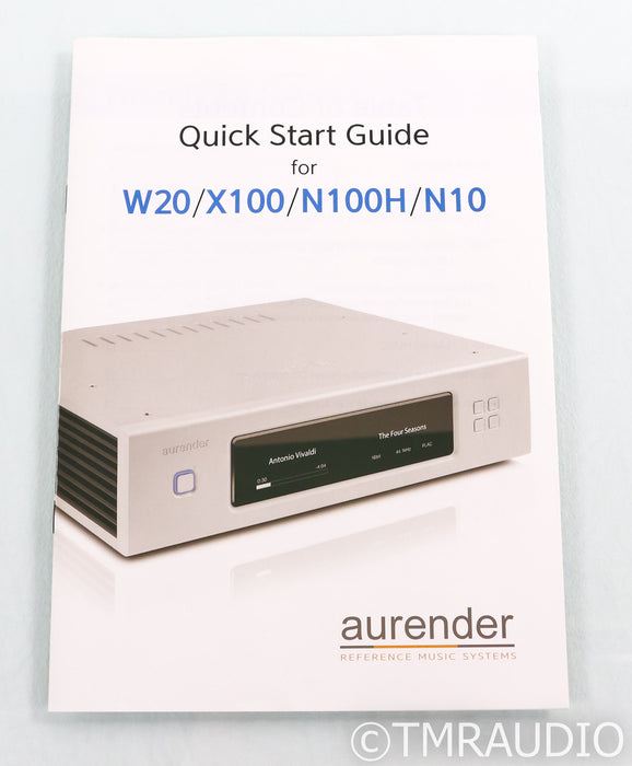 Aurender X100L Network Streamer / Server; X-100-L; Silver; 6TB HDD