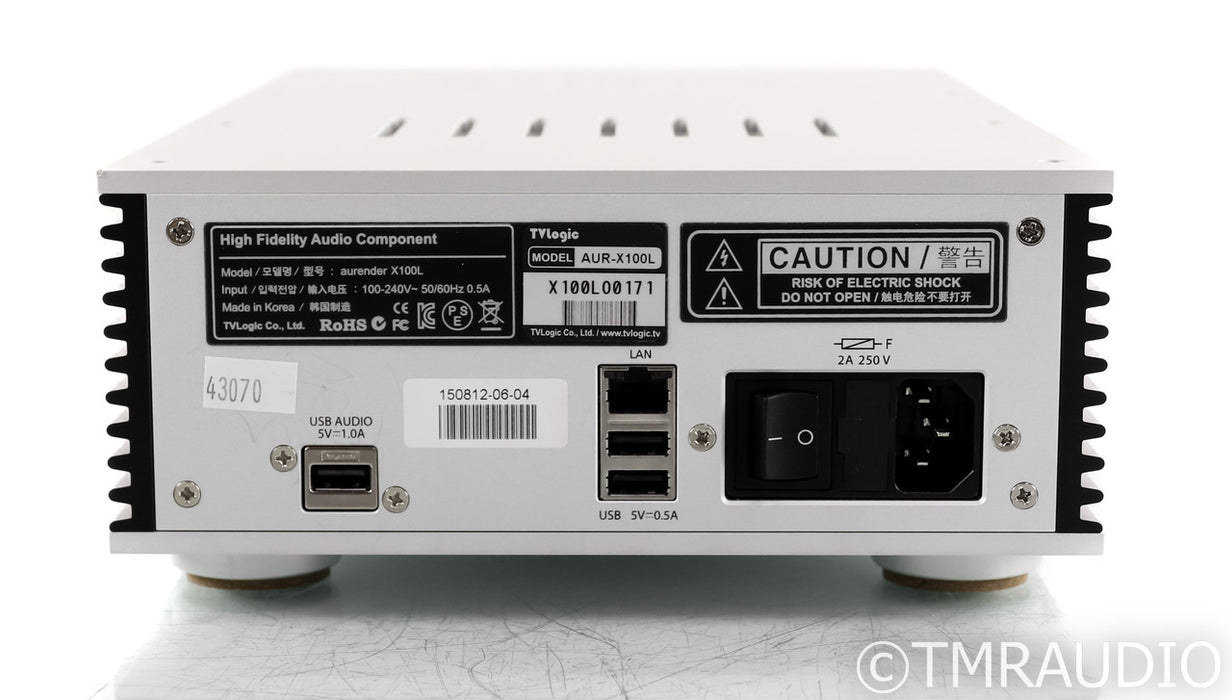 Aurender X100L Network Streamer / Server; X-100-L; Silver; 6TB HDD