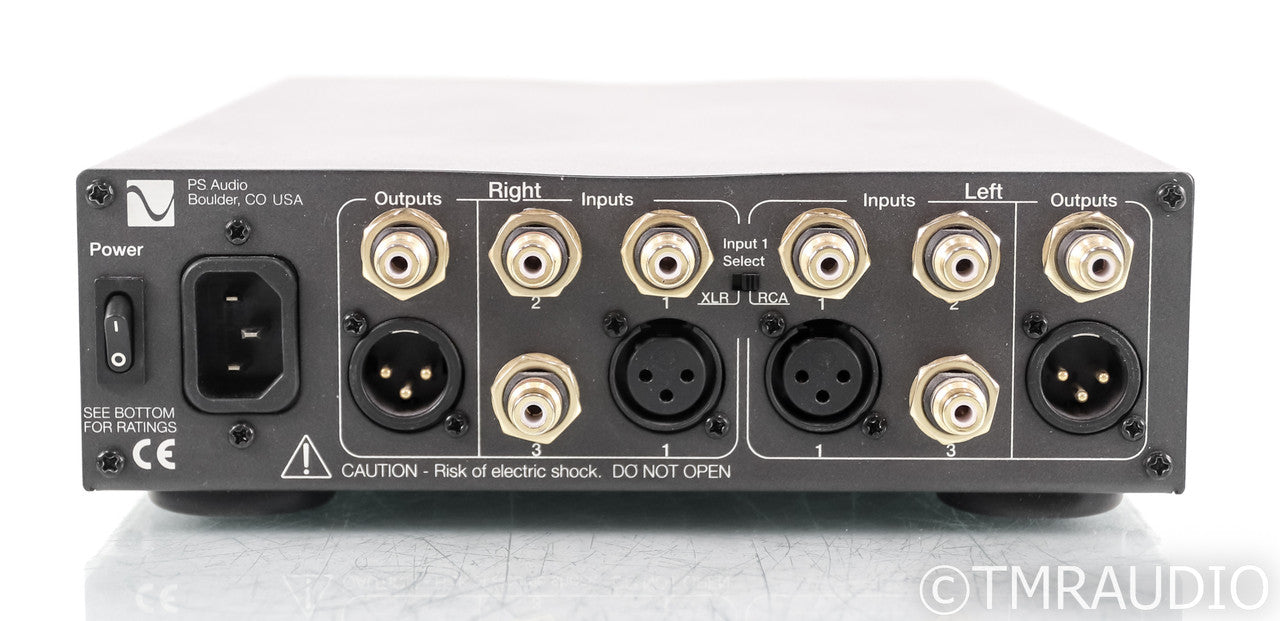 PS Audio Trio P-200 Stereo Preamplifier; P200; Silver; Remote