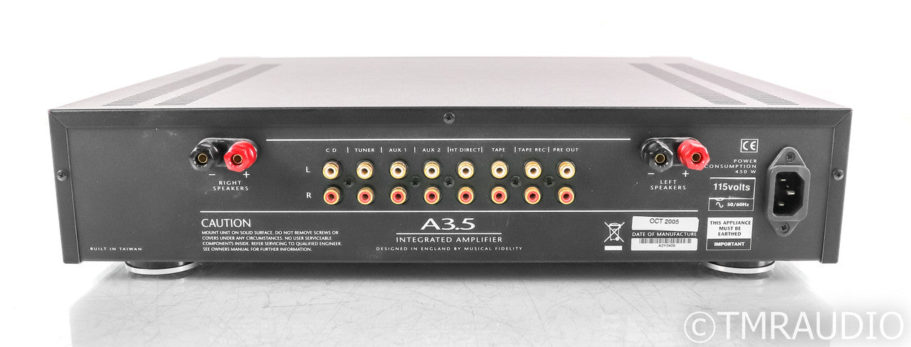 Musical Fidelity A3.5 Stereo Integrated Amplifier; A-3.5; Remote