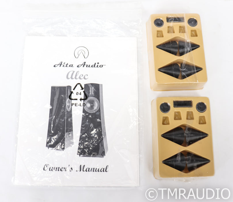Alta Audio Alec Floorstanding Speakers; Gloss Black Pair