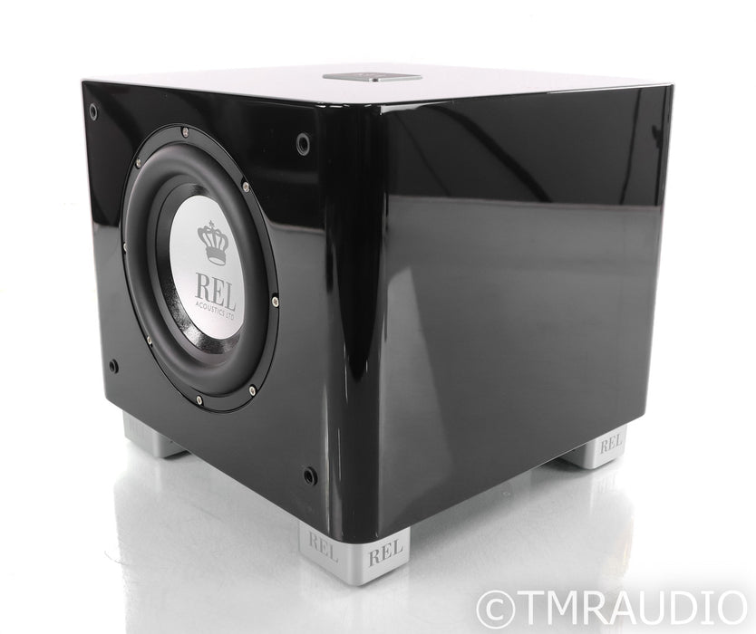 REL T/7x 8" Powered Subwoofer; T7x; Piano Black