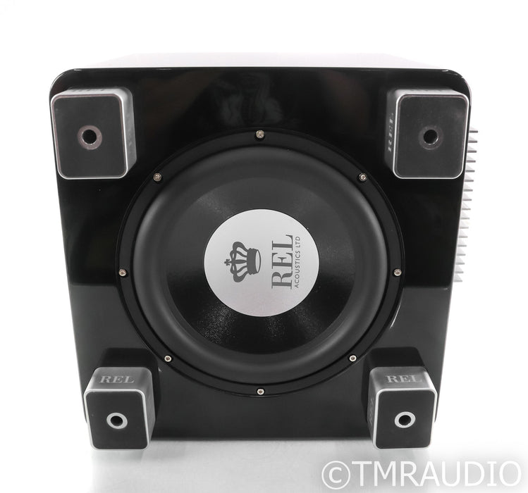 REL T/7x 8" Powered Subwoofer; T7x; Piano Black