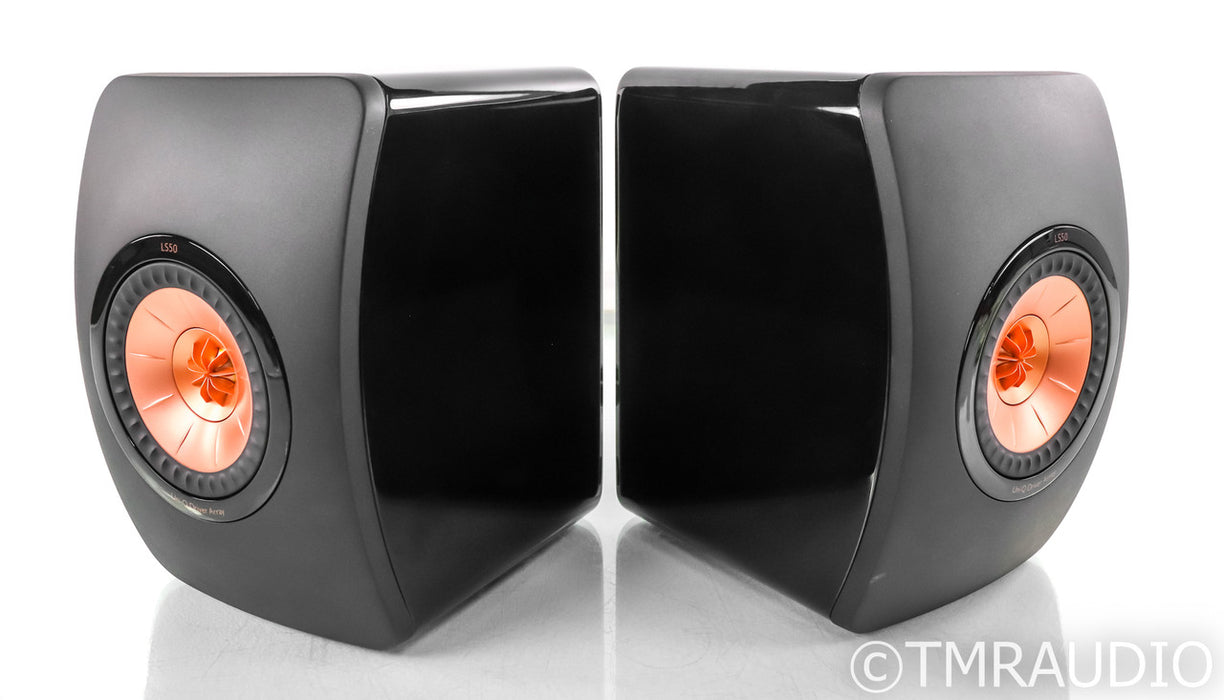 KEF LS50 Bookshelf Speakers; LS-50; Black