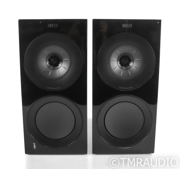 KEF R3 Bookshelf Speakers; R-3; Gloss Black Pair