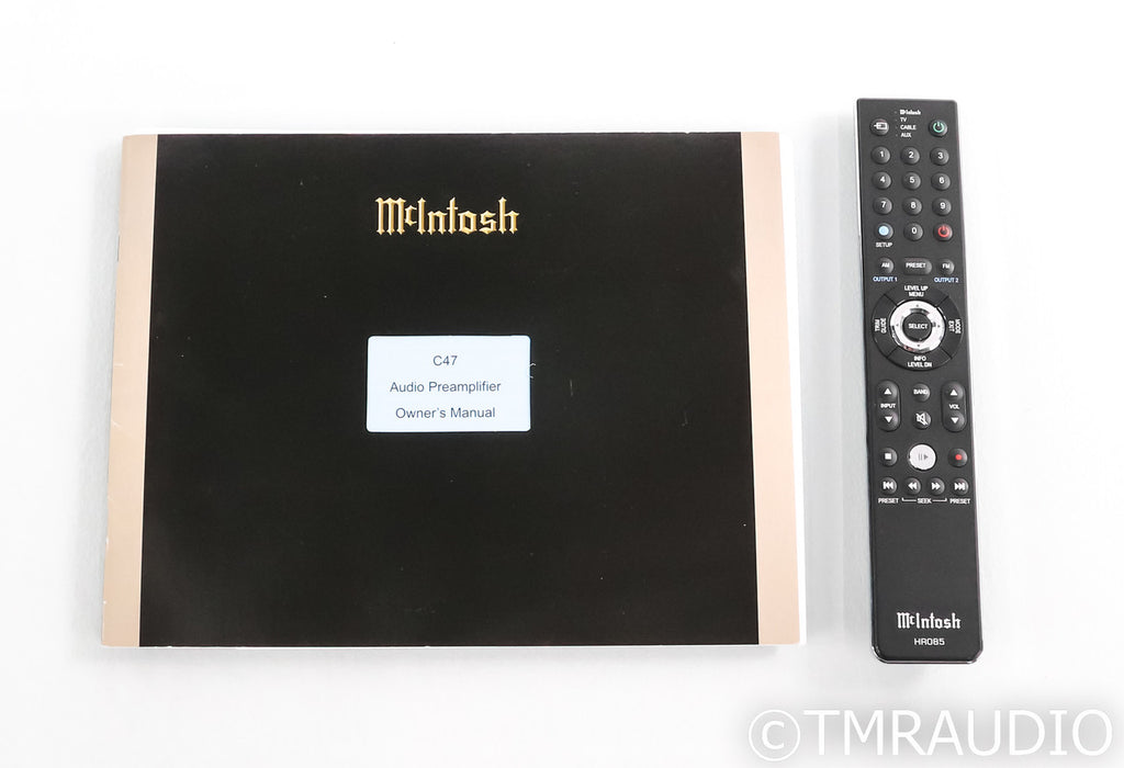 McIntosh C47 Stereo Preamplifier; DAC; MM / MC Phono; Remote; C-47