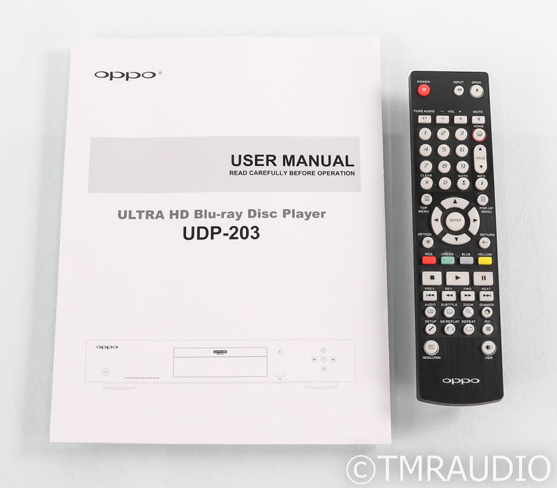 Oppo UDP-203 Universal 4K Blu-Ray Player; UDP203; Remote