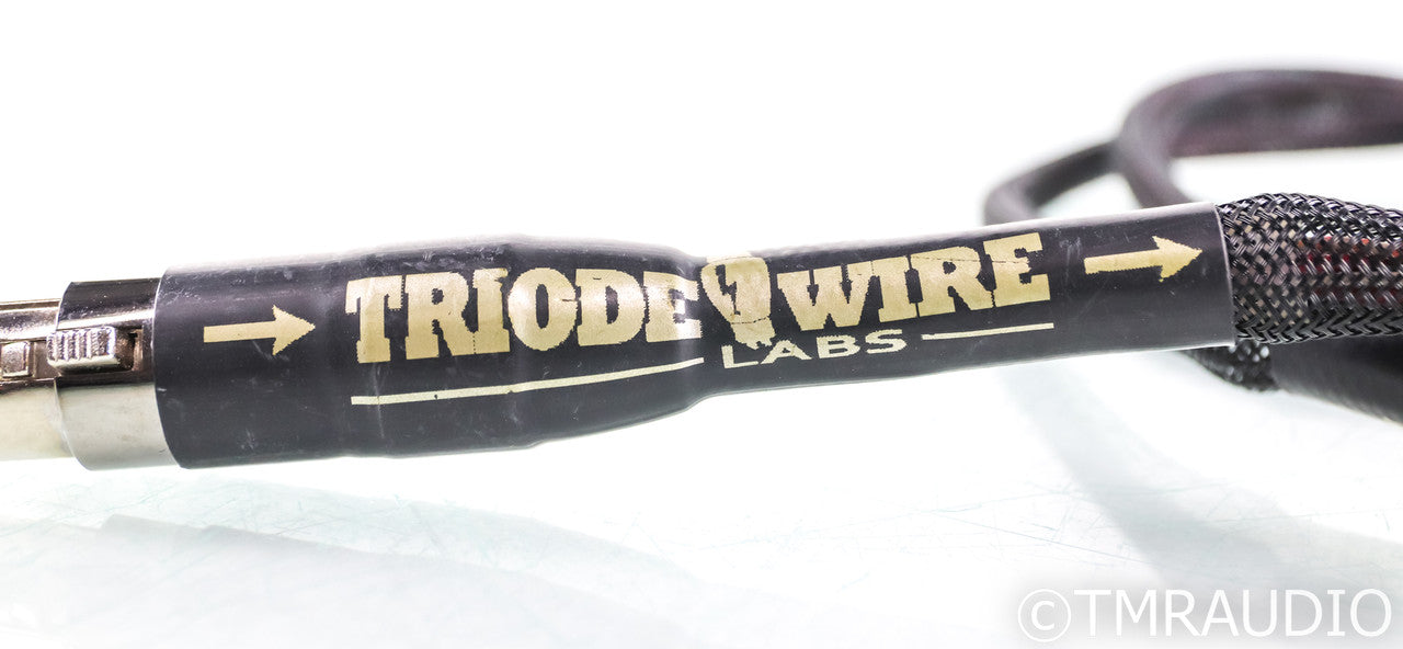 Triode Wire Labs XLR Cables; 1m Pair Balanced Interconnects