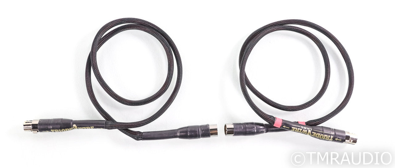 Triode Wire Labs XLR Cables; 1m Pair Balanced Interconnects