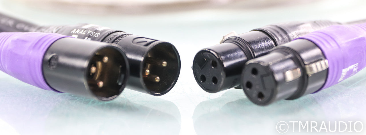 Analysis Plus Silver Oval-IC XLR Cables; 1.5m Pair Balanced Interconnects