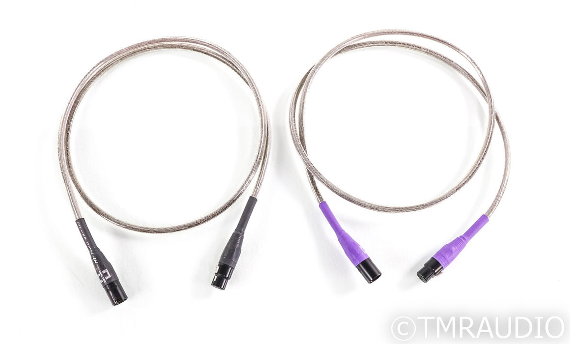 Analysis Plus Silver Oval-IC XLR Cables; 1.5m Pair Balanced Interconnects