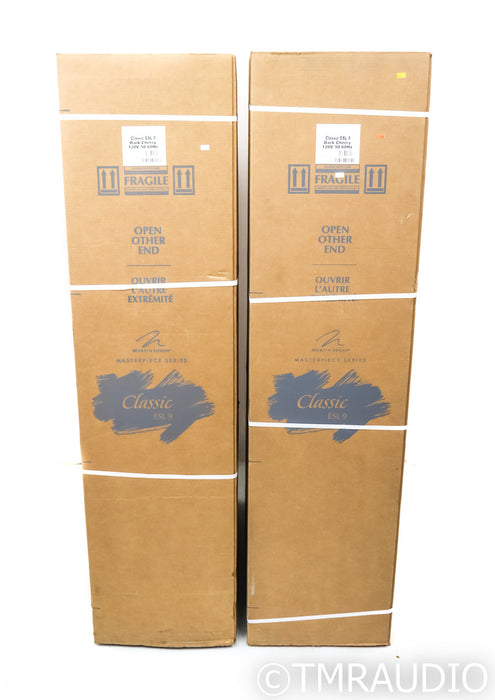 Martin Logan Classic ESL 9 Electrostatic Speakers; Dark Cherry Pair (New)