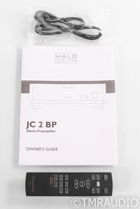 Parasound JC2 BP Stereo Preamplifier; JC-2; Black; Remote