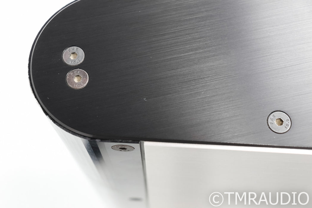 YG Acoustics Carmel Floorstanding Speakers; Brushed Aluminum Pair