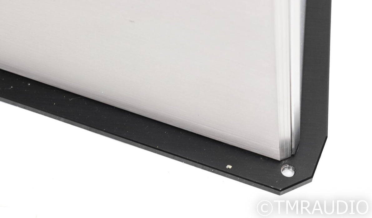 YG Acoustics Carmel Floorstanding Speakers; Brushed Aluminum Pair