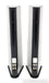 YG Acoustics Carmel Floorstanding Speakers; Brushed Aluminum Pair