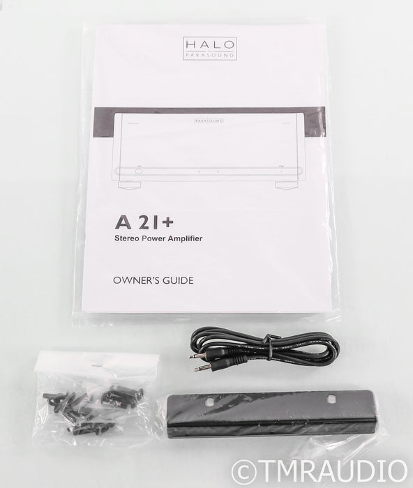Parasound A23+ Stereo Power Amplifier; A-23+; Black