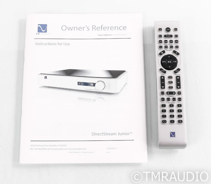PS Audio DirectStream Jr. DAC; D/A Converter; Remote; USB
