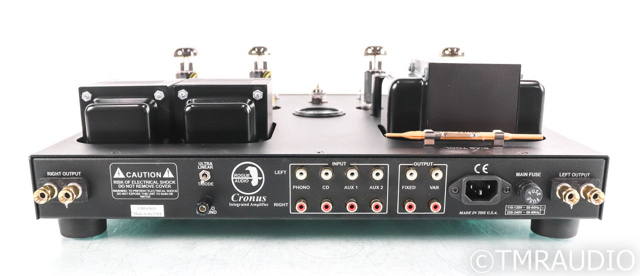 Rogue Audio Cronus Magnum III Stereo Tube Integrated Amplifier; CBM 3; Remote