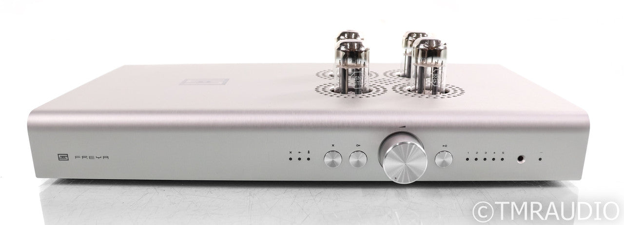Schiit Freya+ Stereo Tube Hybrid Preamplifier; Silver; Remote