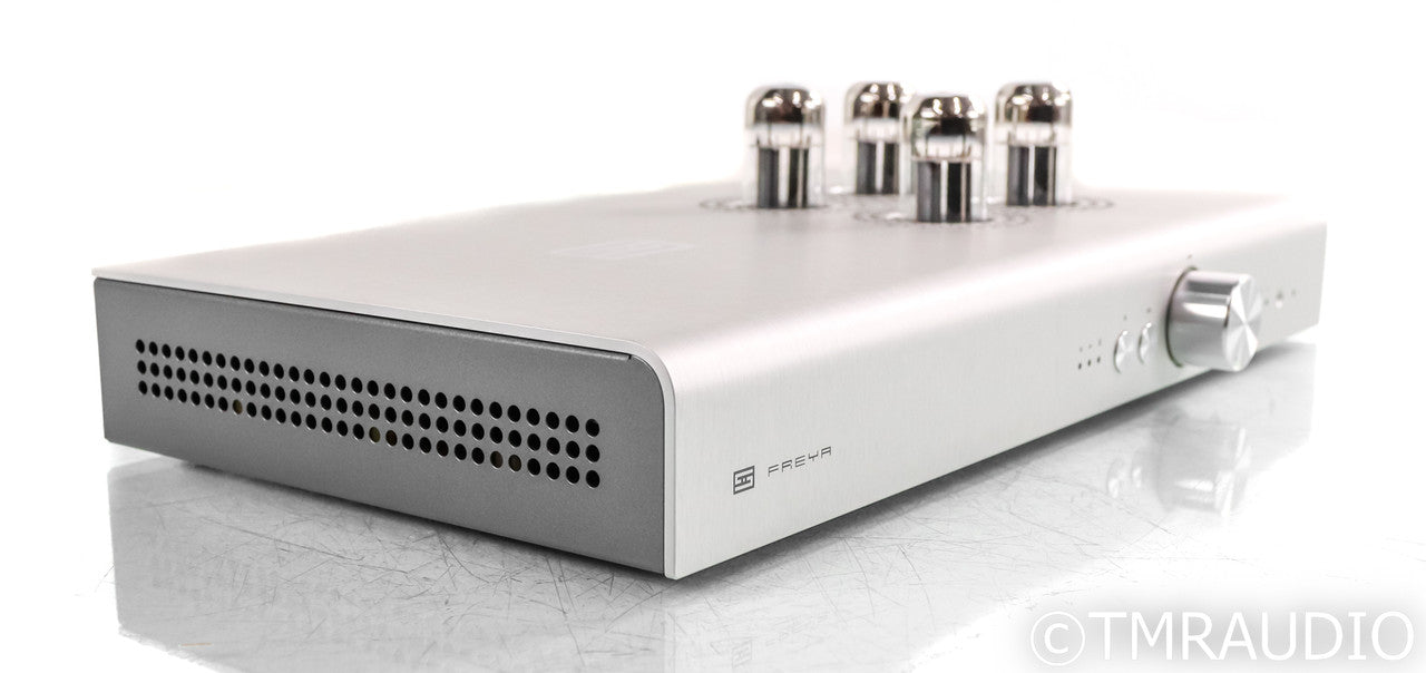 Schiit Freya+ Stereo Tube Hybrid Preamplifier; Silver; Remote