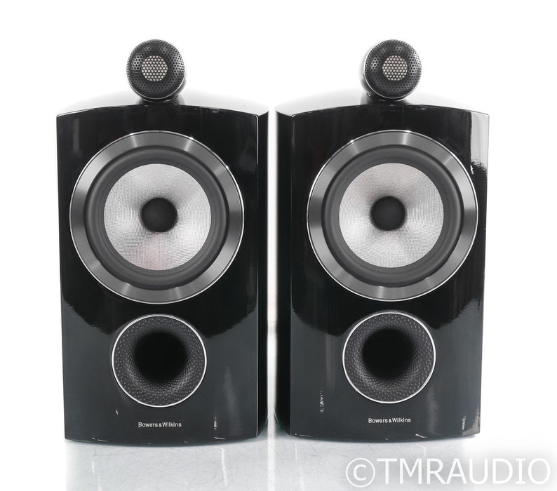 B&W 805 D3 Bookshelf Speakers; Gloss Black Pair; 805D3