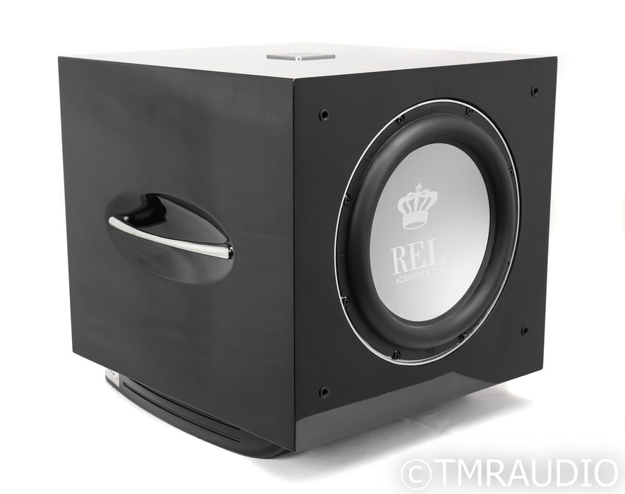 REL S/812 12" Powered Subwoofer; S812; Gloss Black