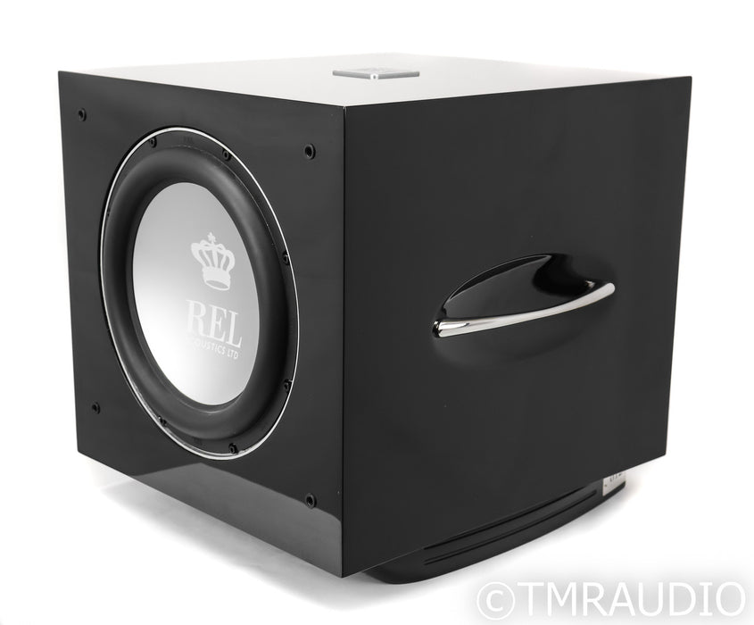 REL S/812 12" Powered Subwoofer; S812; Gloss Black