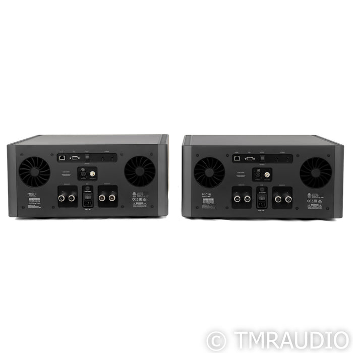Michi M8 Mono Power Amplifiers; Black Pair (Open Box)
