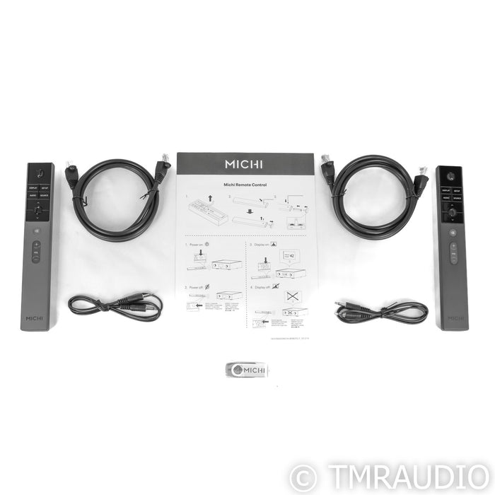 Michi M8 Mono Power Amplifiers; Black Pair (Open Box)