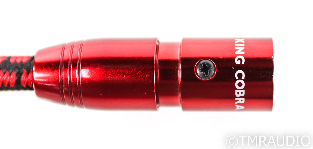 AudioQuest King Cobra  XLR Cables; 1m Pair Balanced Interconnects