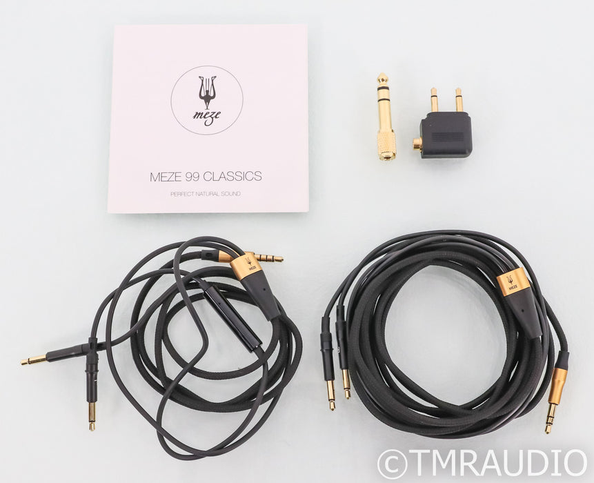 Meze 99 Classics Closed Back Headphones; Walnut Gold (Open Box)