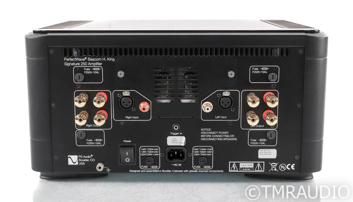 PS Audio BHK Signature 250 Stereo Tube Hybrid Amplifier; Black (Used)