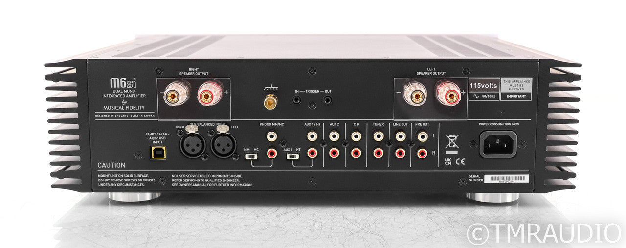 Musical Fidelity M6si Stereo Integrated Amplifier; Silver; Remote (Open Box)
