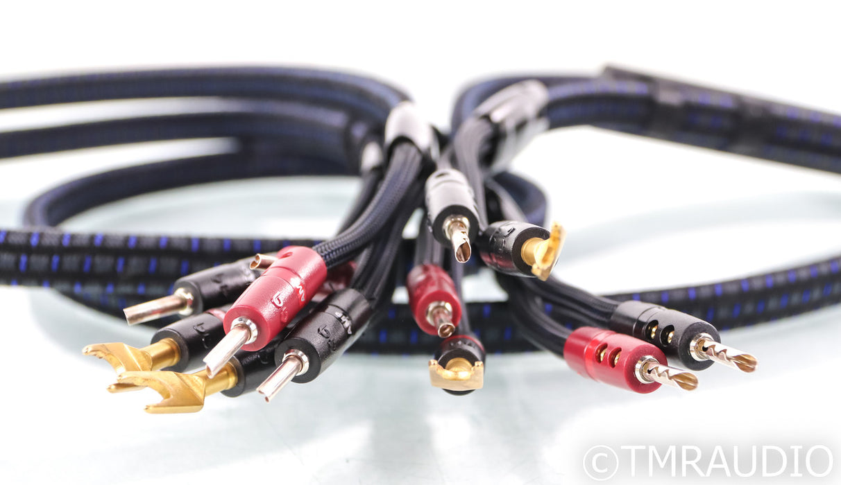 AudioQuest Gibraltar Bi-Wire Speaker Cable; 8ft Pair; 72v DBS