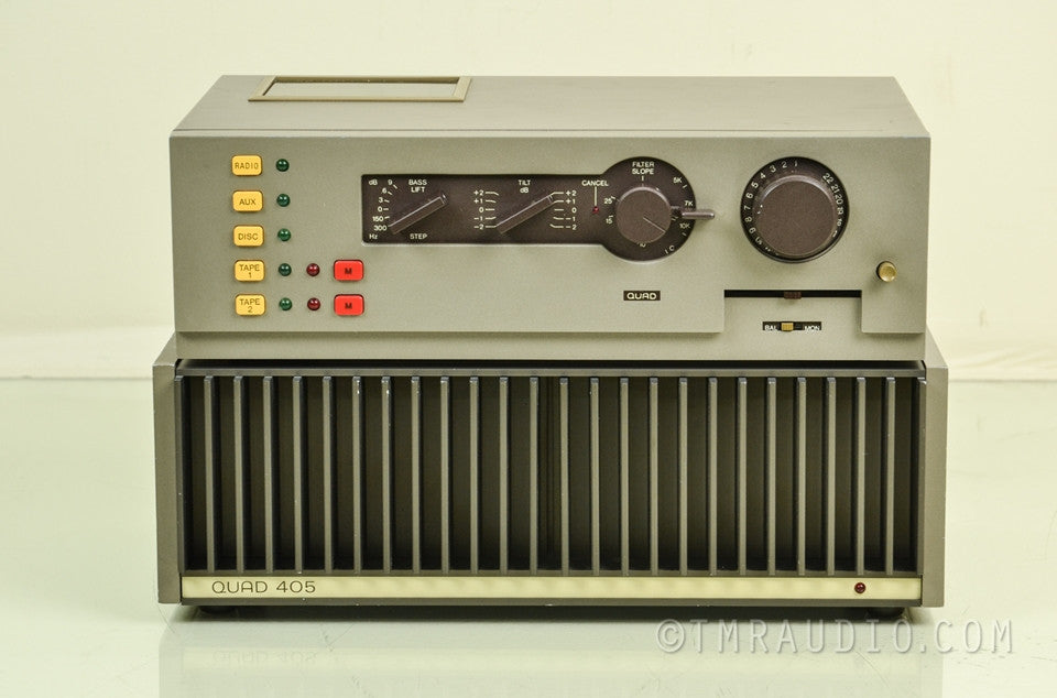 Quad 405 Amplifier and 44 Preamplifier Set