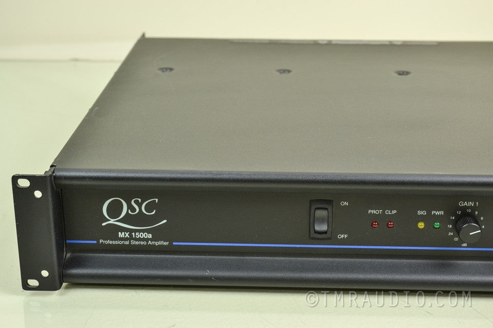QSC Audio MX-1500a Professional Stereo Power Amplifier