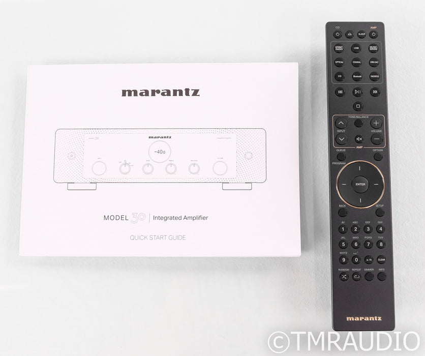 Marantz Model 30 Stereo Integrated Amplifier; Remote; Black; MM / MC Phono