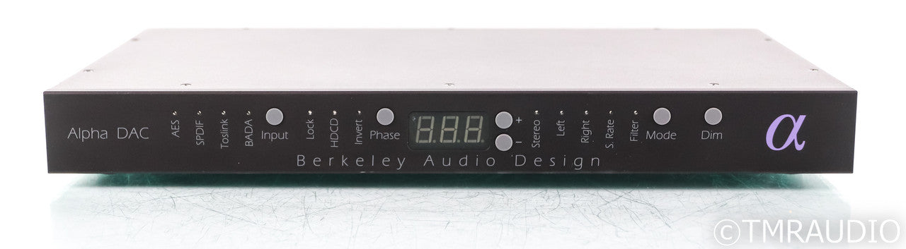 Berkley Audio Design Alpha DAC Series 2; D/A Conveter; Remote