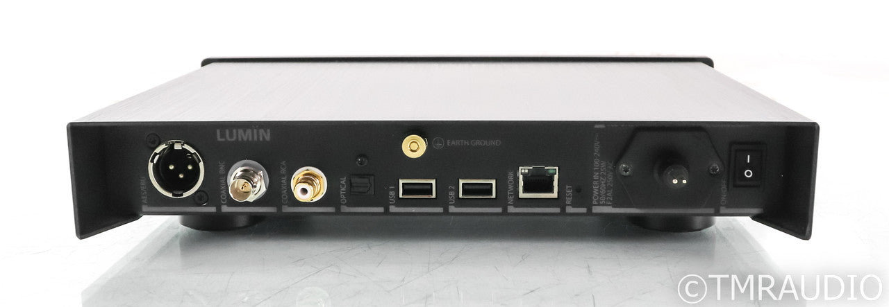 Lumin U1 Mini Network Streamer; Sbooster P&P MkII Power Supply; Black