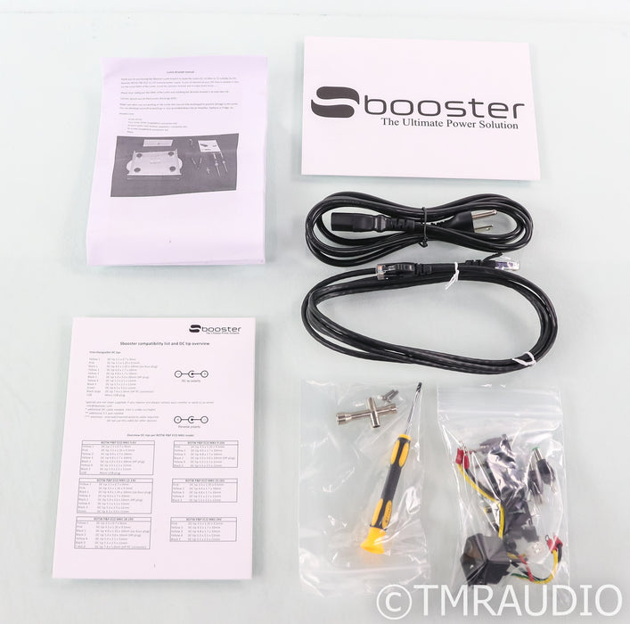 Lumin U1 Mini Network Streamer; Sbooster P&P MkII Power Supply; Black